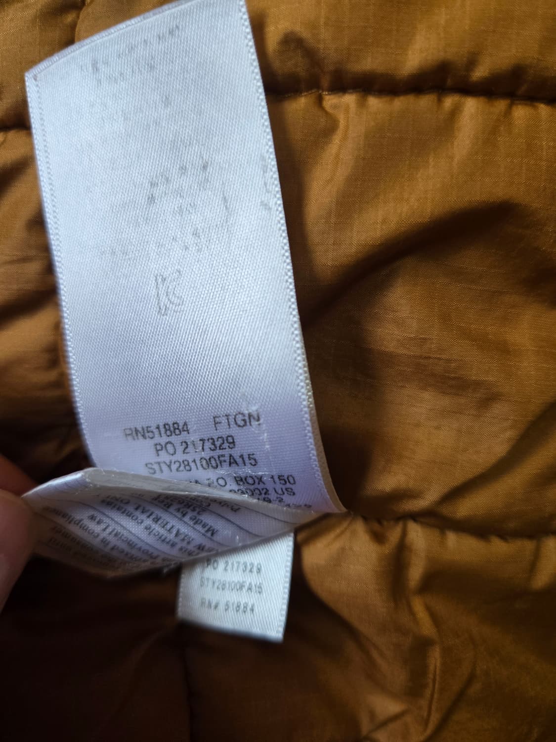 파타고니아 스톰드리프트 야상 패딩 카키 올리브 상품이미지9