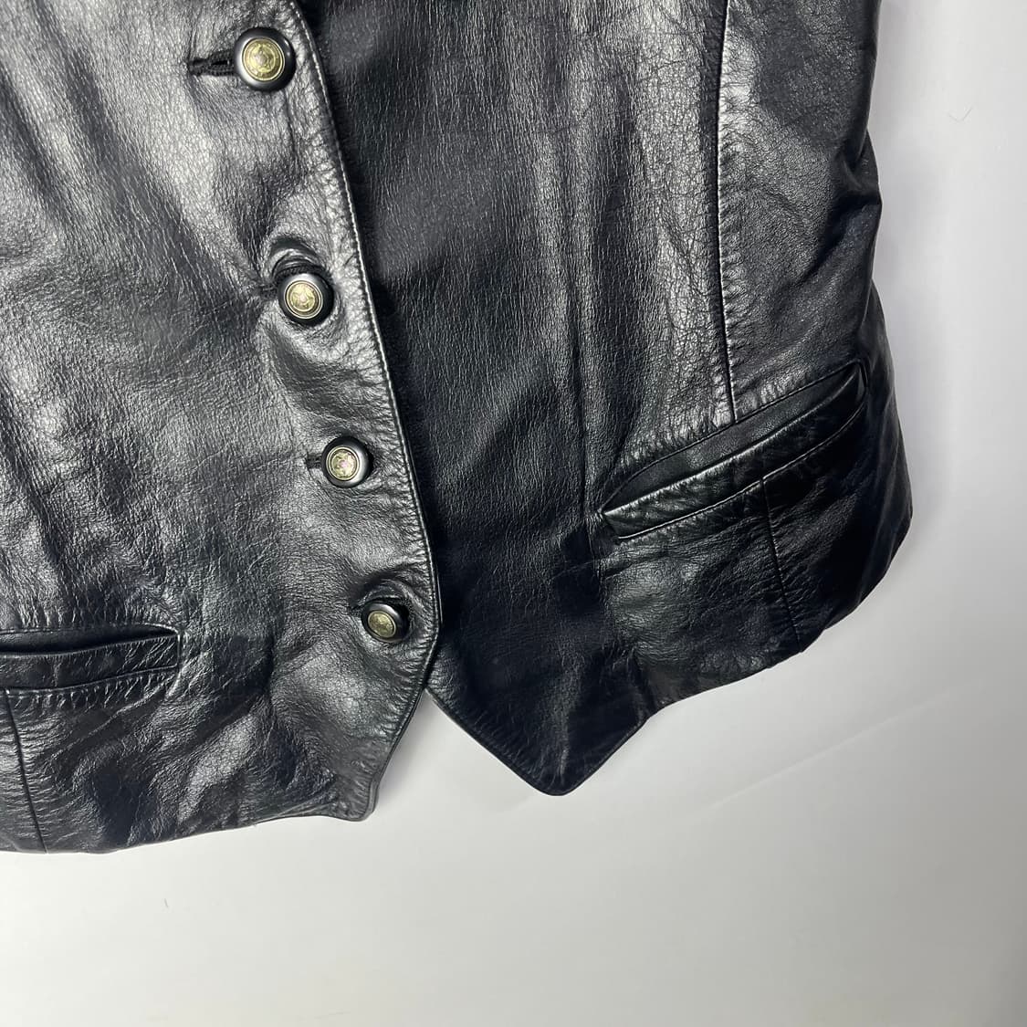 [JPN] 빈티지 페이즐리 카우스킨 베스트 상품이미지4