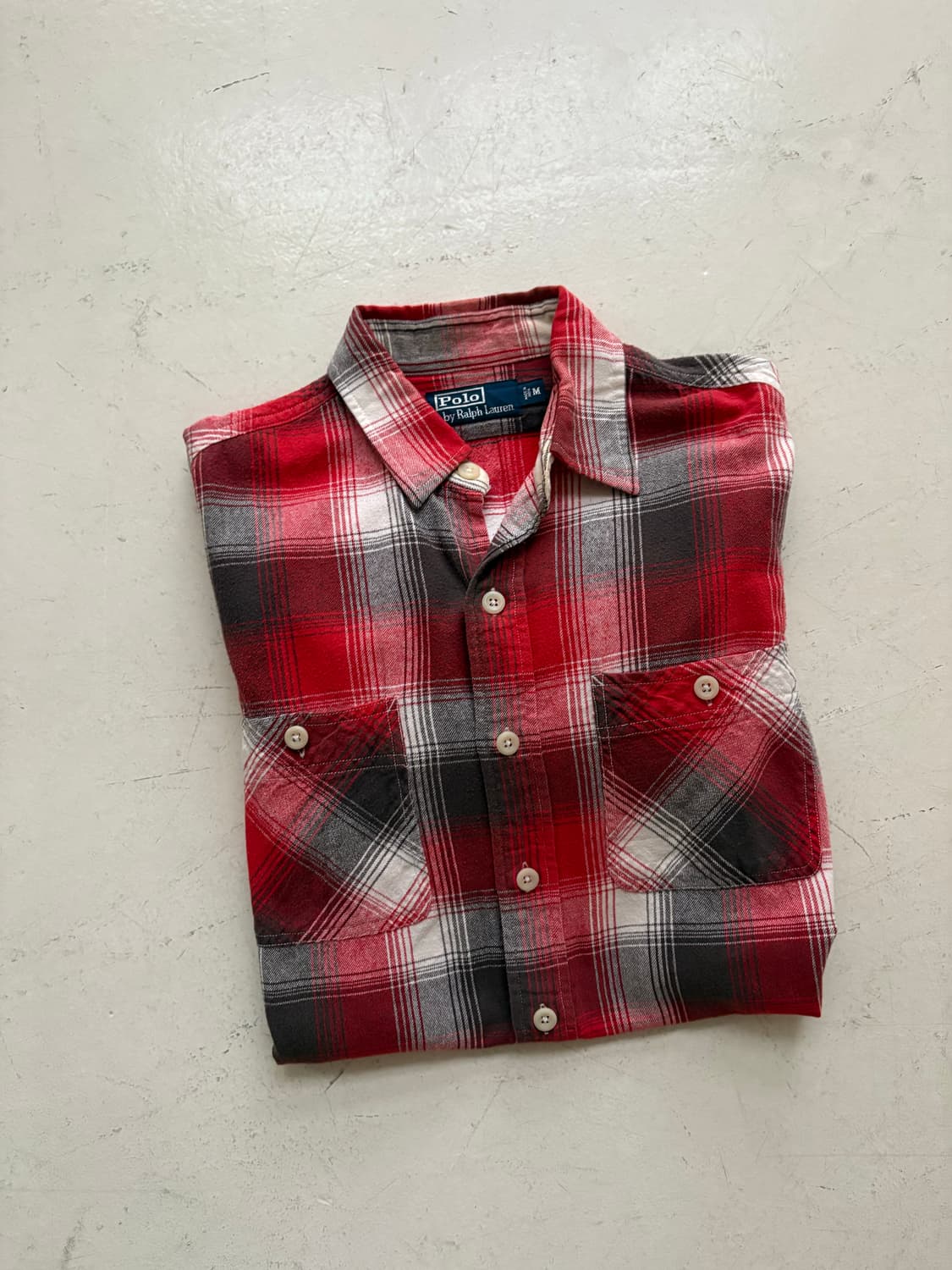 90s  Polo Ralph Lauren Flannel Check 상품이미지9