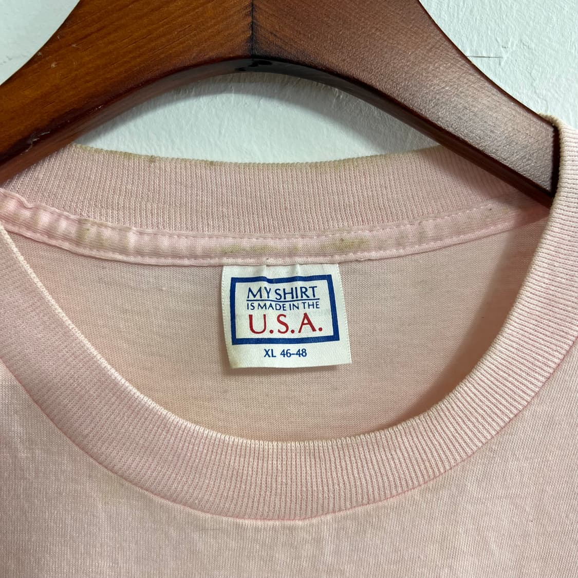 빈티지 80s SEATREK 89 핑크 반팔 티셔츠 상품이미지3