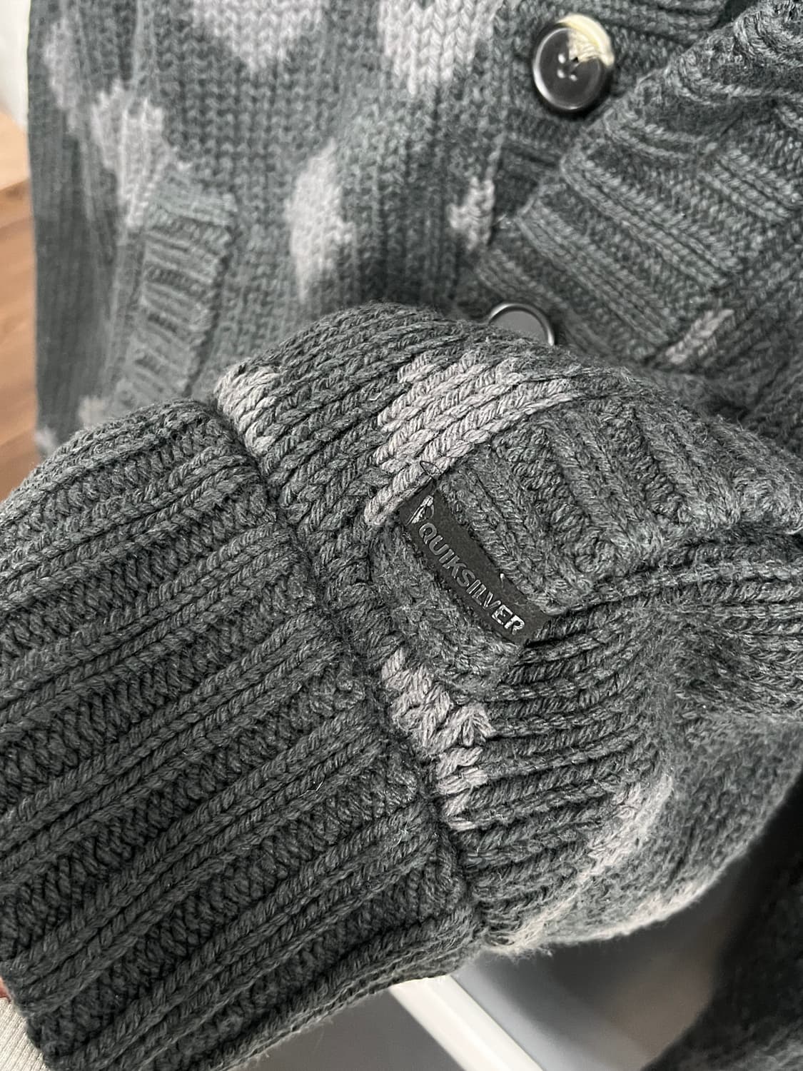 Quiksilver 퀵실버 오아시스 노르딕 패턴 코위찬 니트 가디건 상품이미지5