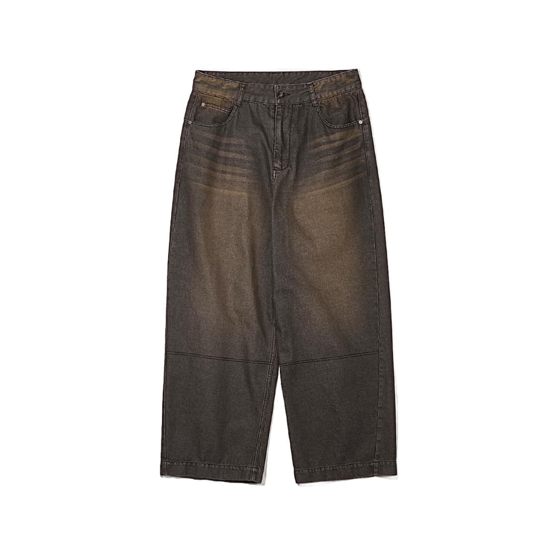 (1회착 택포가격) 논타입 그라데이션 퍼티그 데님 브라운 L 상품이미지1