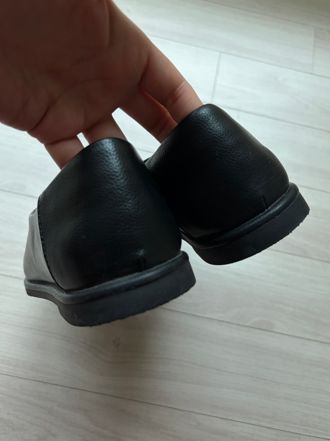 유니클로 스퀘어플랫슈즈 블랙 235 상품이미지6