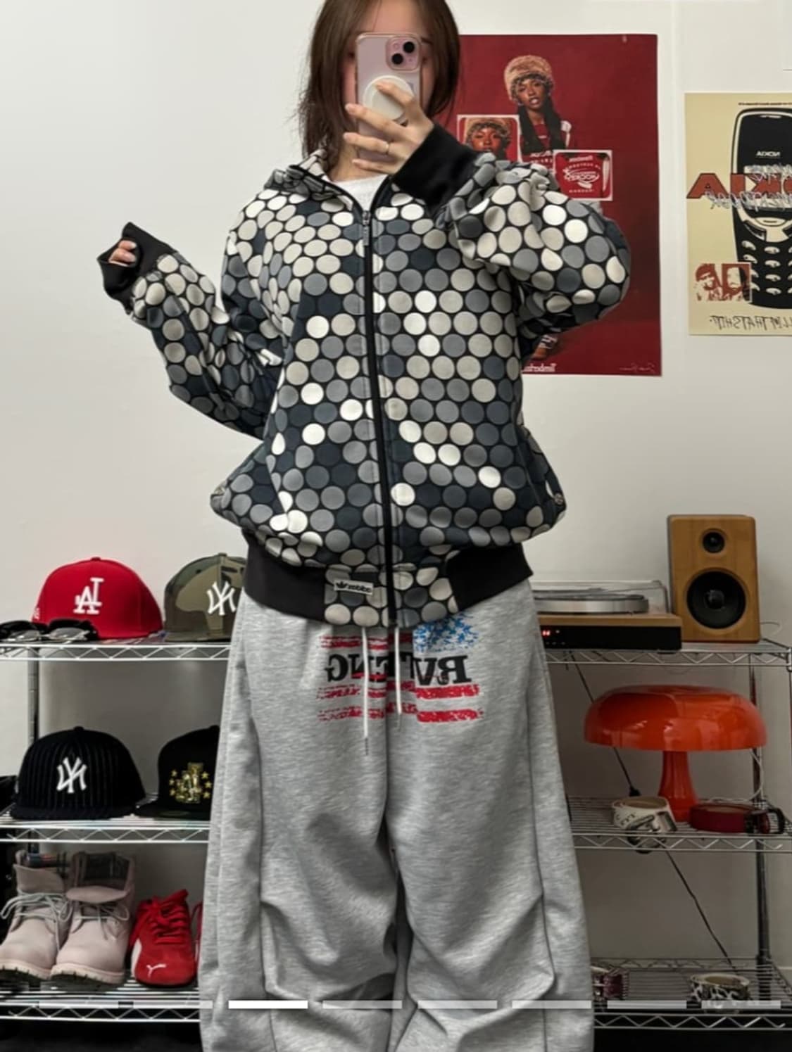 아디다스 GB 도트 후드집업 085 상품이미지4