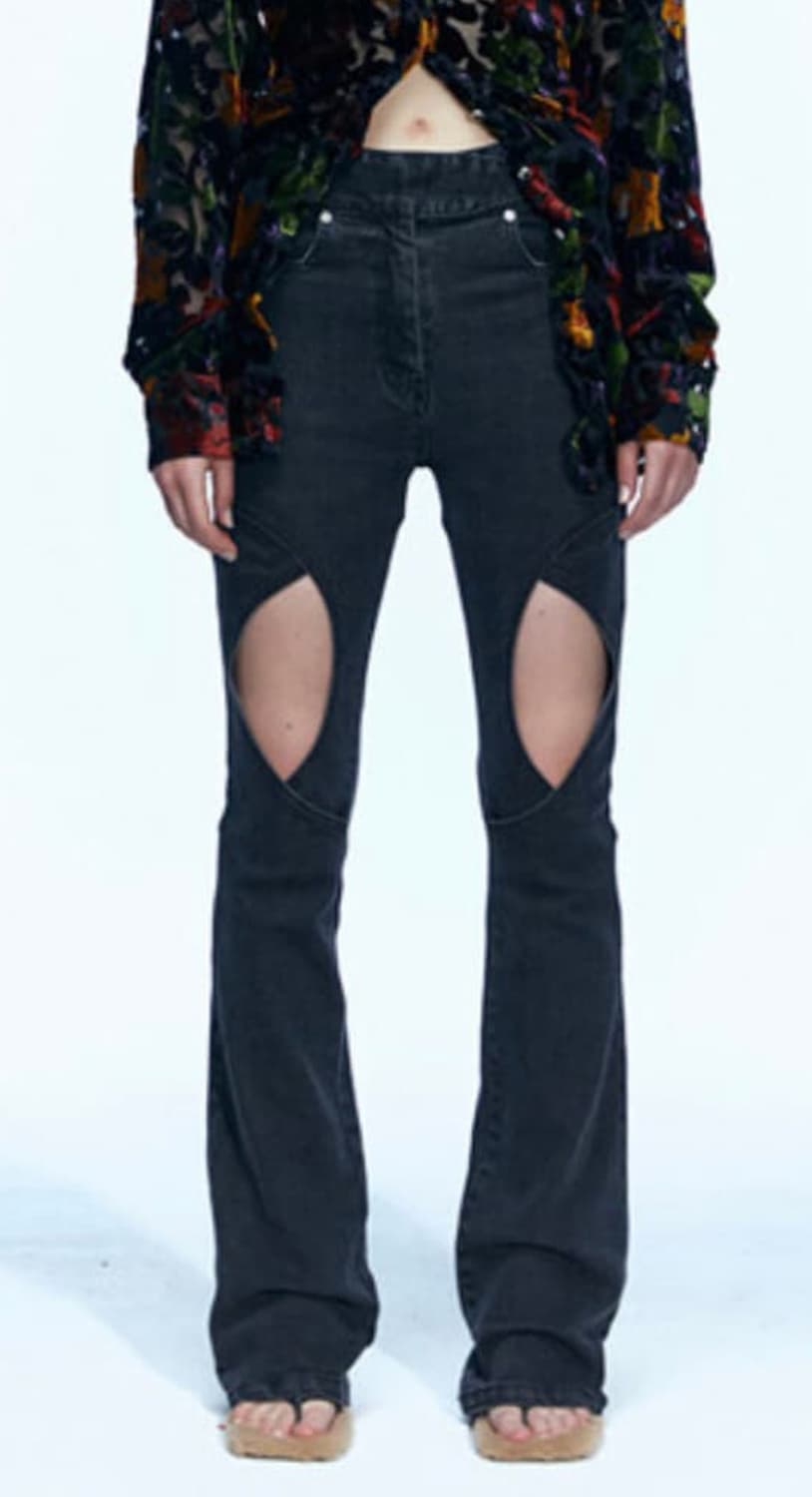 ADSB CARA CURVE LAYERED DENIM JEANS 상품이미지6