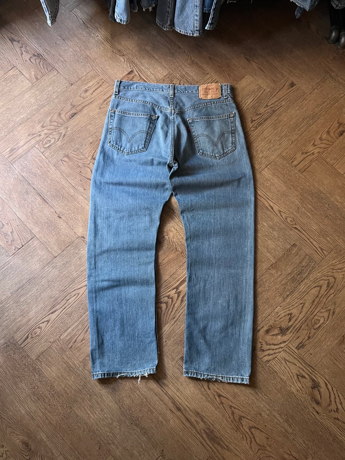 [33]00's 리바이스 USA 505 레귤러 스트레이트핏 데님 팬츠 상품이미지2