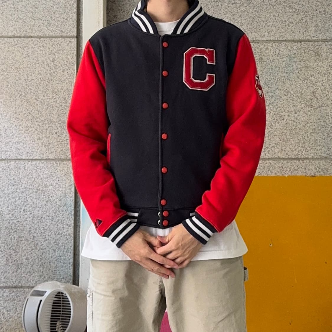 마제스틱 클리블랜드 로고 베이스볼 자켓 상품이미지1