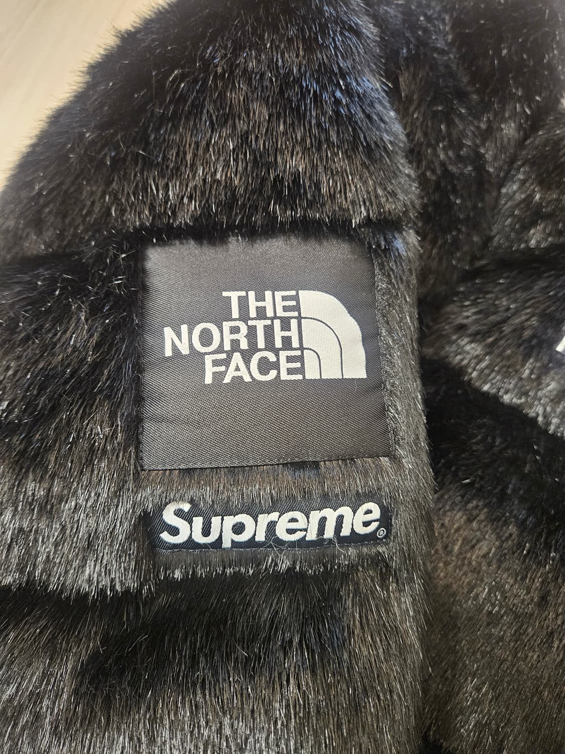 슈프림 x 노스페이스 콜라보 퍼 눕시 패딩 M 상품이미지9