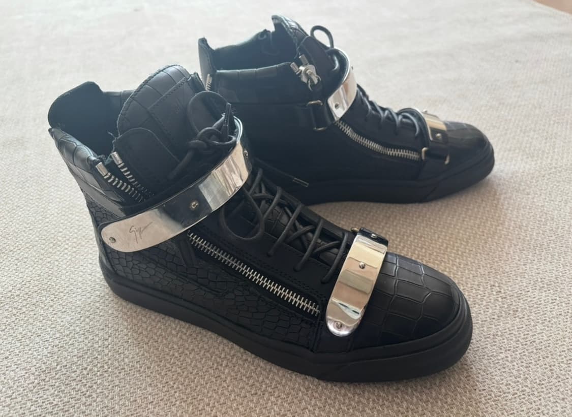 쥬세페자노티 하이탑 스니커즈 크로커다일 43 상품이미지5