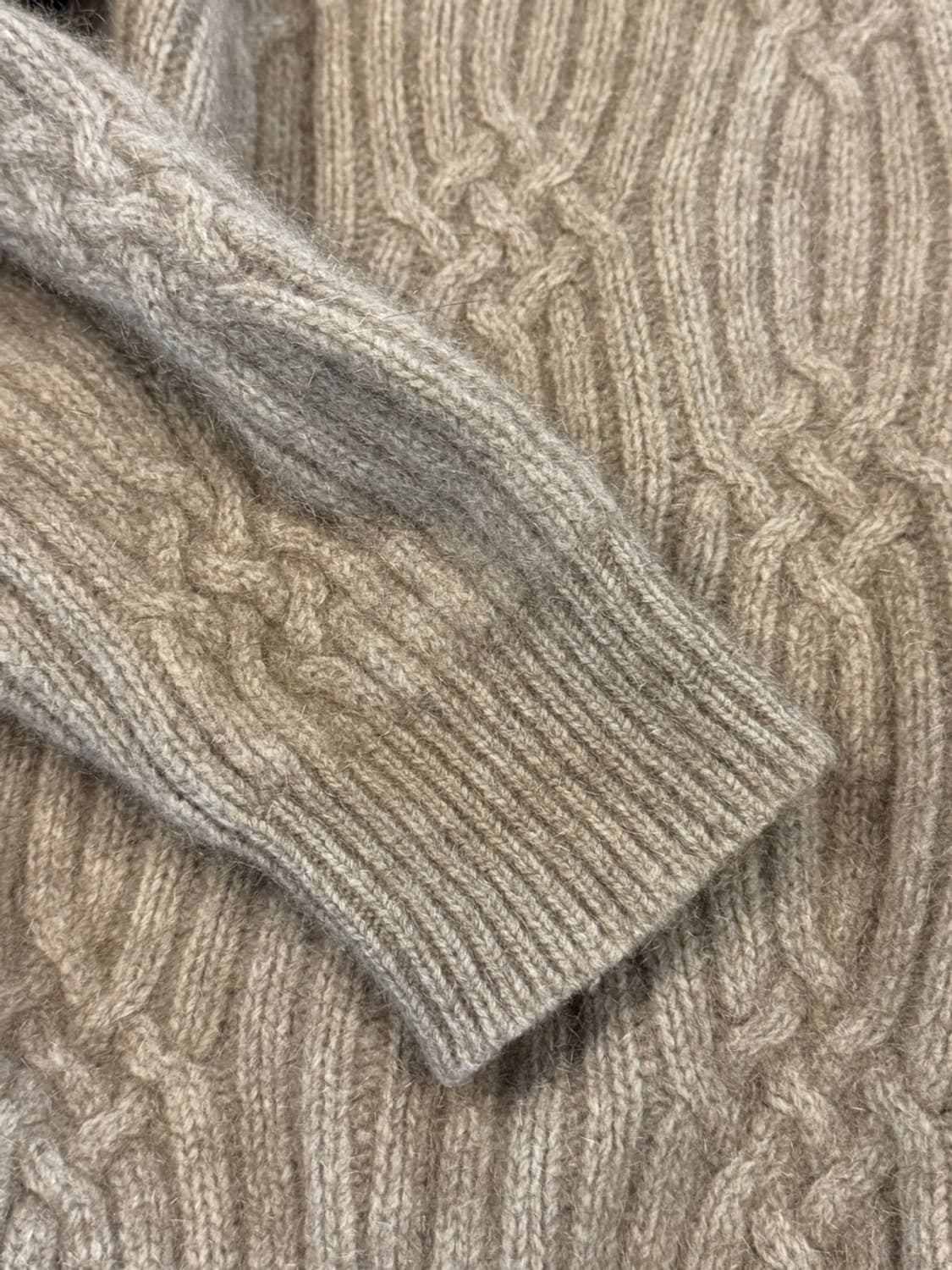 컨트리타임 캐시미어 케이블 니트 100 상품이미지10