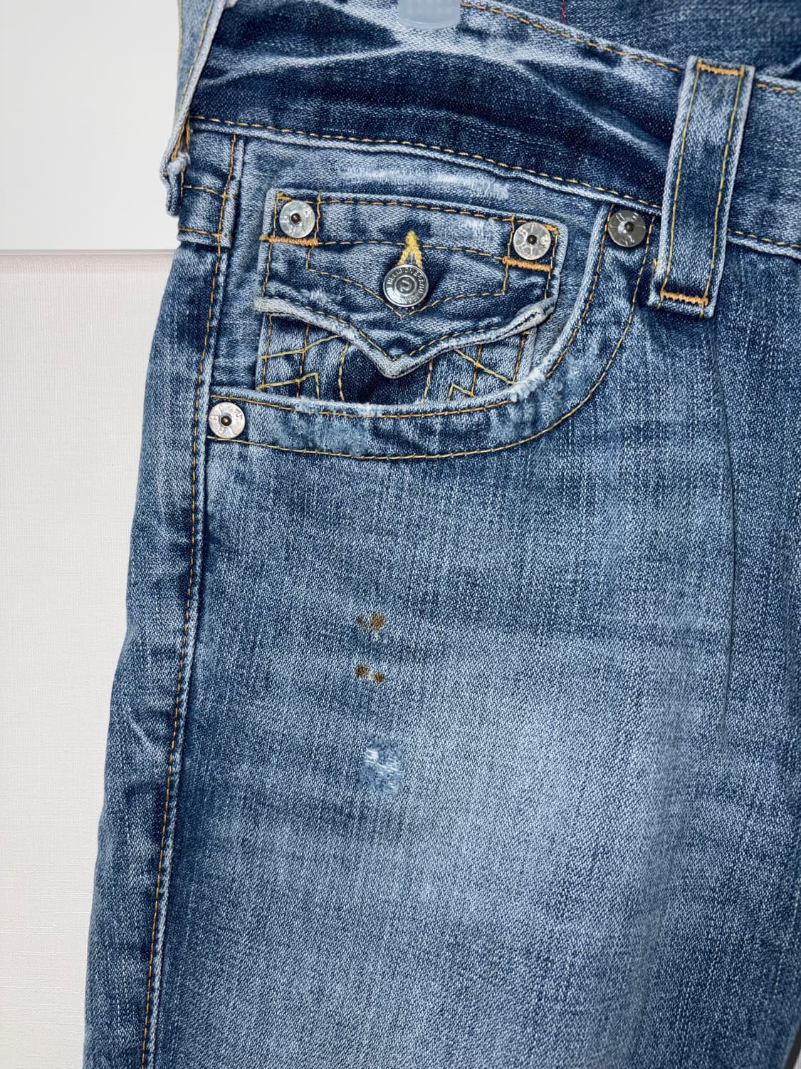 트루릴리전 빌리 부츠컷 데님 팬츠 29x34 상품이미지4