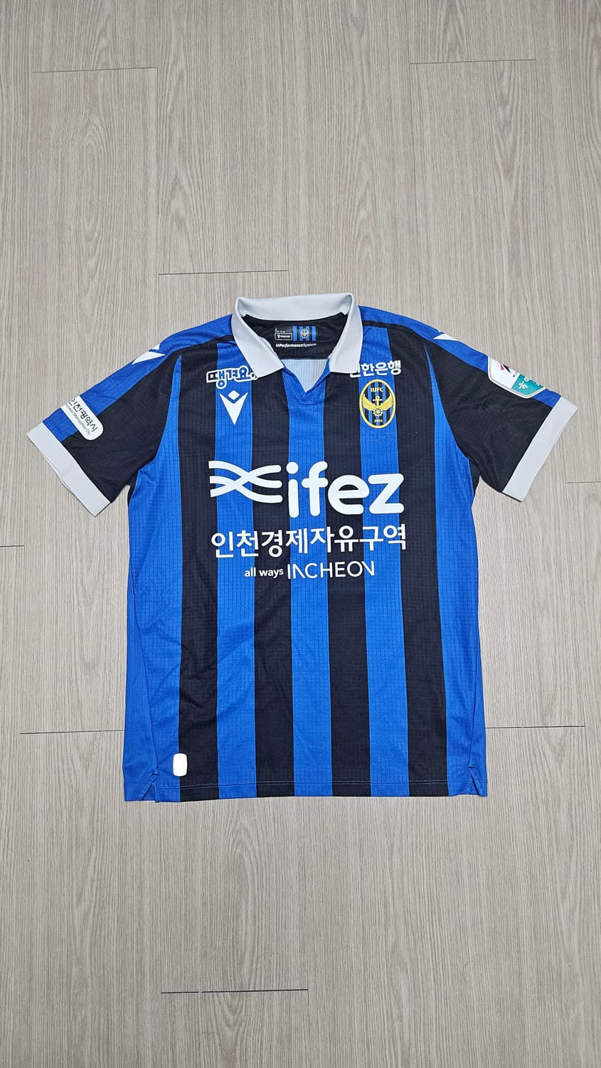 인천유나이티드 2025 홈 유니폼 s사이즈 박승호 마킹 상품이미지1