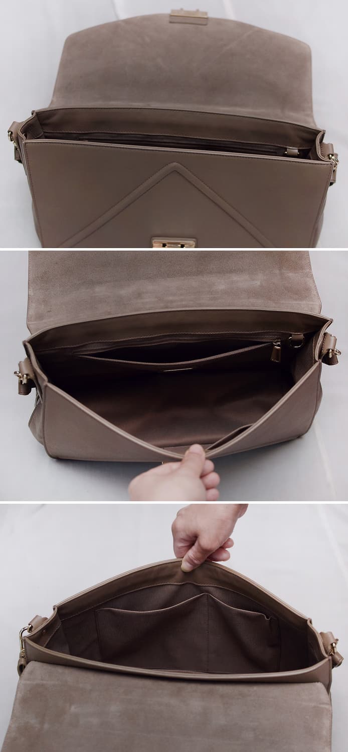 훌라 (FURLA) 엘리스 원핸들 클래식 패드락 플랩 레더 사첼백 상품이미지6