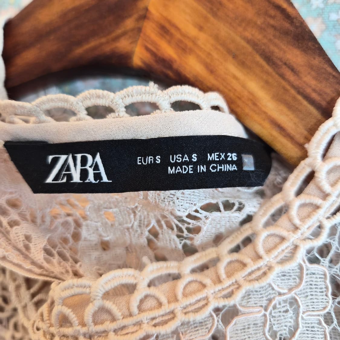 재팬 ZARA 레이스 프릴 민소매 시스루 탑 상품이미지9