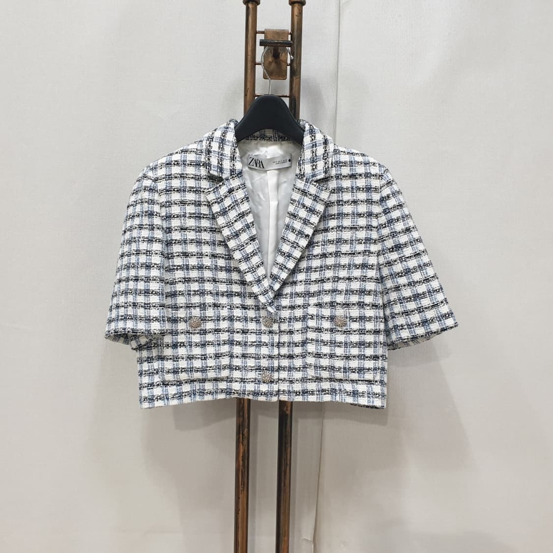 ZARA 자라 크롭 트위드자켓 S 상품이미지1