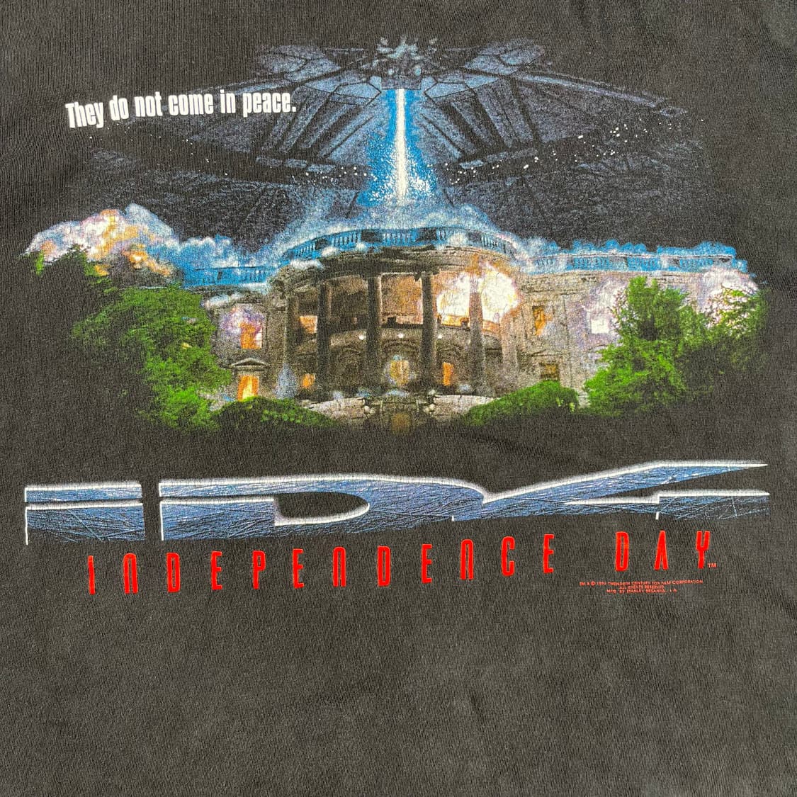 인디펜던스데이 무비 프로모션 반팔티 상품이미지1