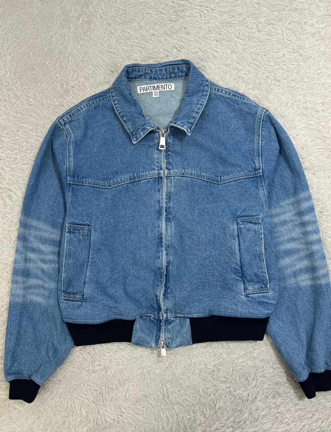 파르티멘토 워시드 데님 블루종 자켓/#3113 상품이미지1