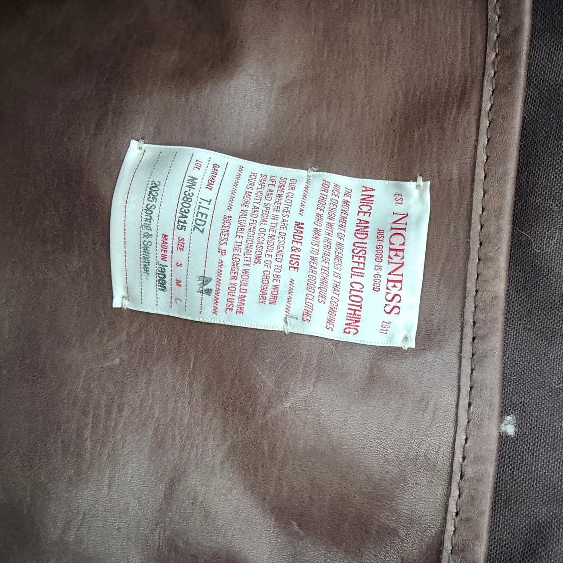 Niceness T.Ledz 나이스네스 티 레즈 호스하이드 툴백 상품이미지4