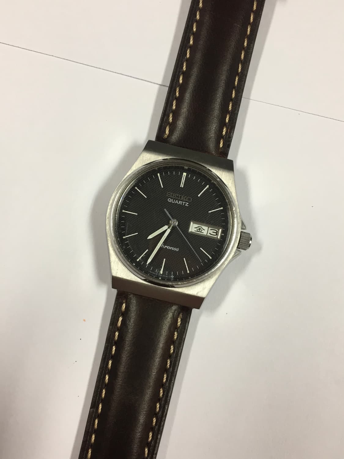 80s seiko chronos quatz day-date 상품이미지7