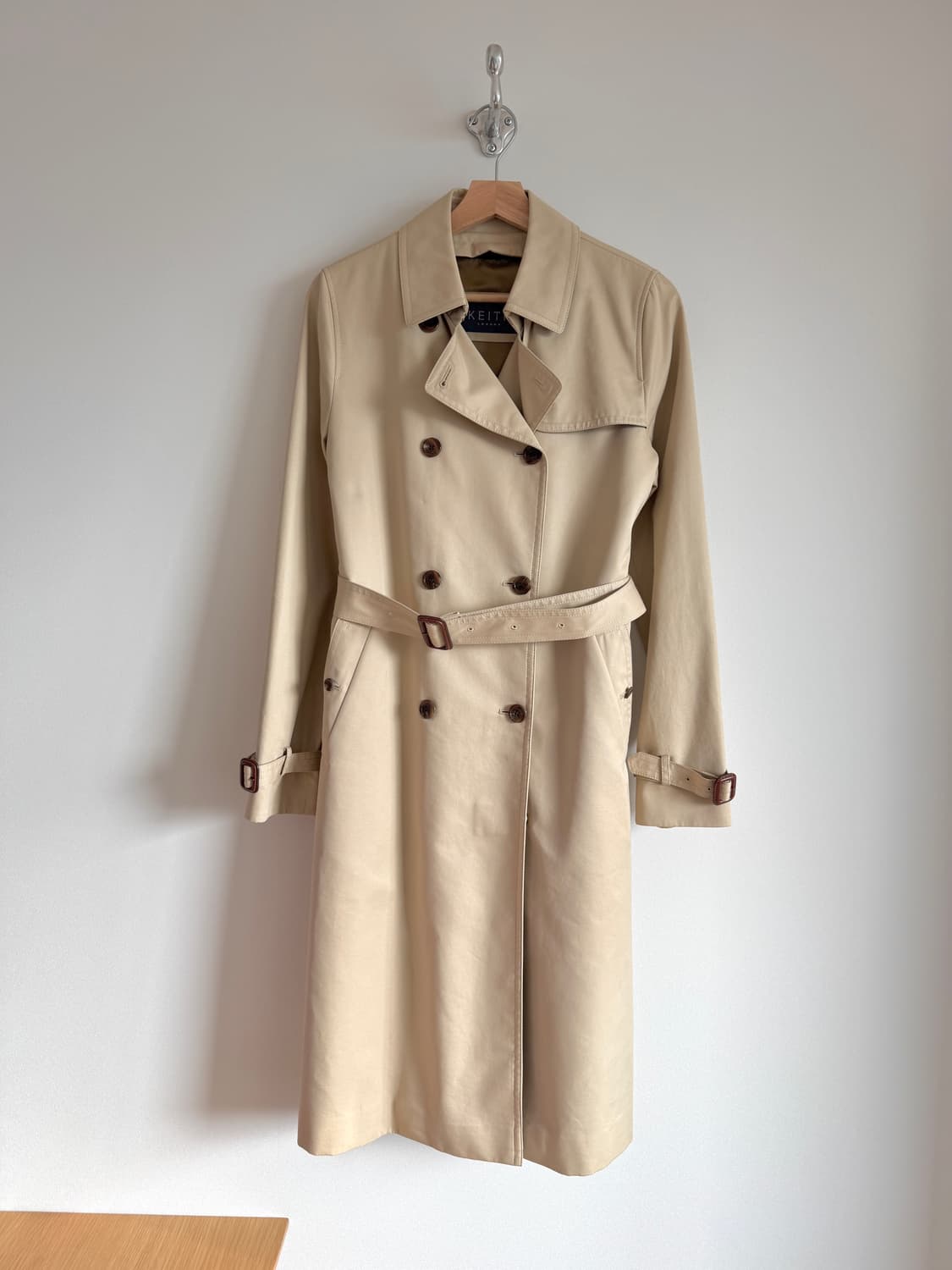 키이스(KEITH) 울 트렌치 코트 상품이미지1