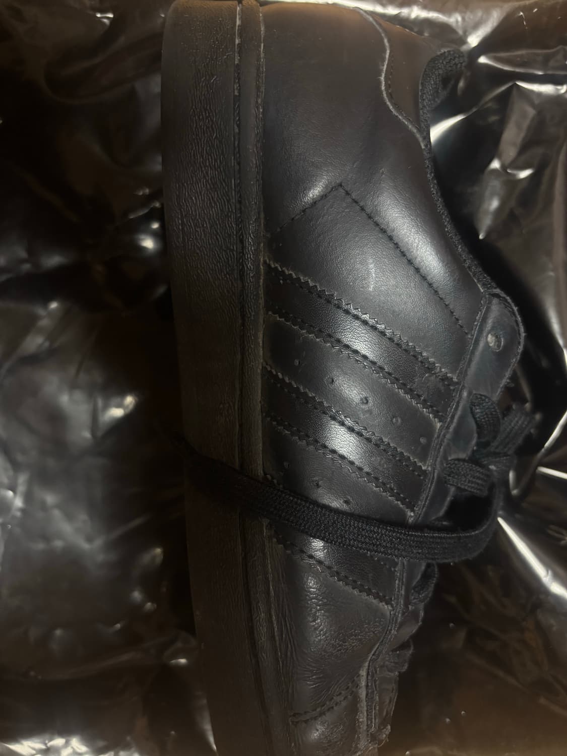 아디다스 슈퍼스타 트리플블랙 올블랙 230 상품이미지2