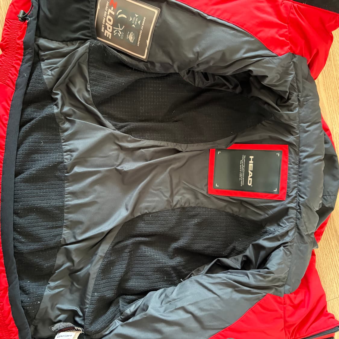 HEAD 헤드 스포츠 빨간색 패딩 점퍼 S 85 상품이미지7