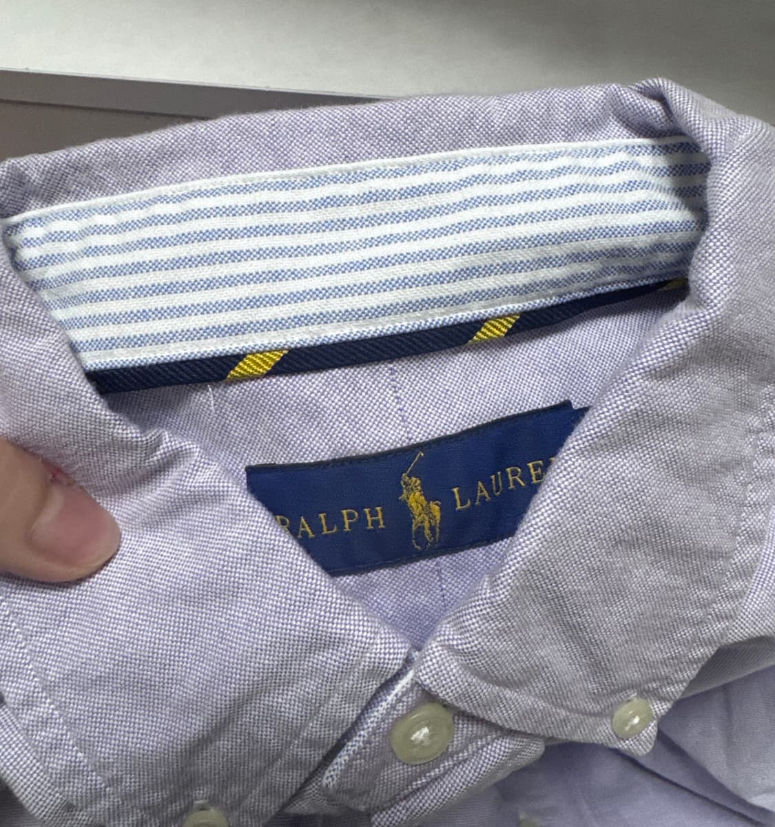 정품 폴로랄프로렌 셔츠 M 175/96A 라벤더 상품이미지2