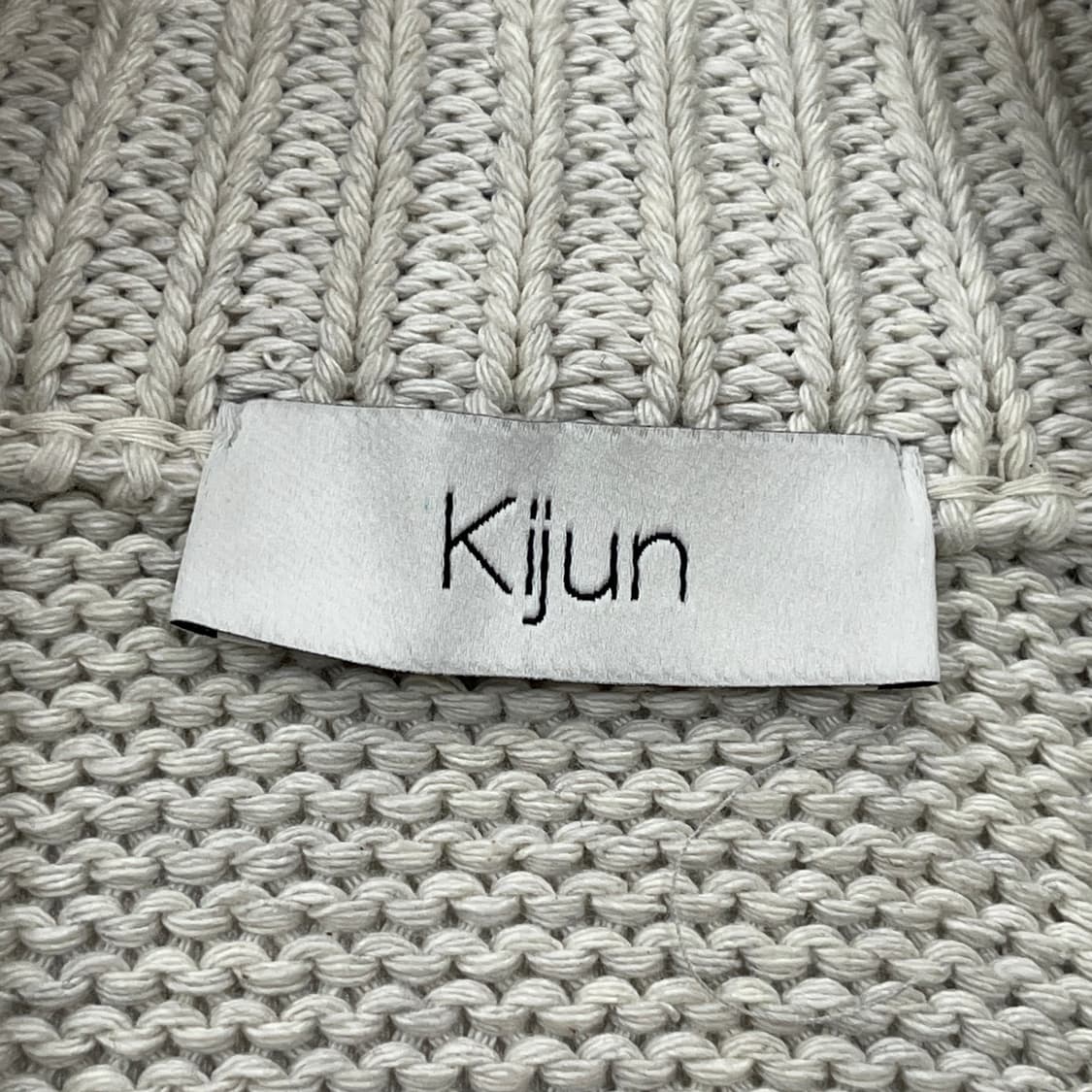 Kijun 기준 래글런 니트집업 자켓 블루 라이트 그레이 L 상품이미지7