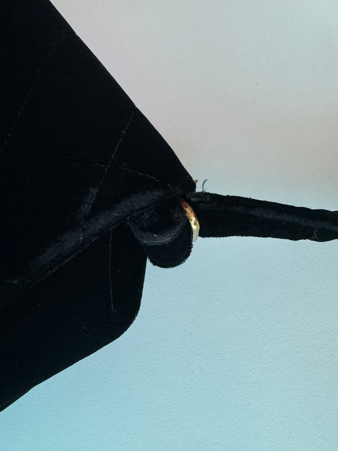 빈티지 샤넬 벨벳 숄더백 상품이미지3