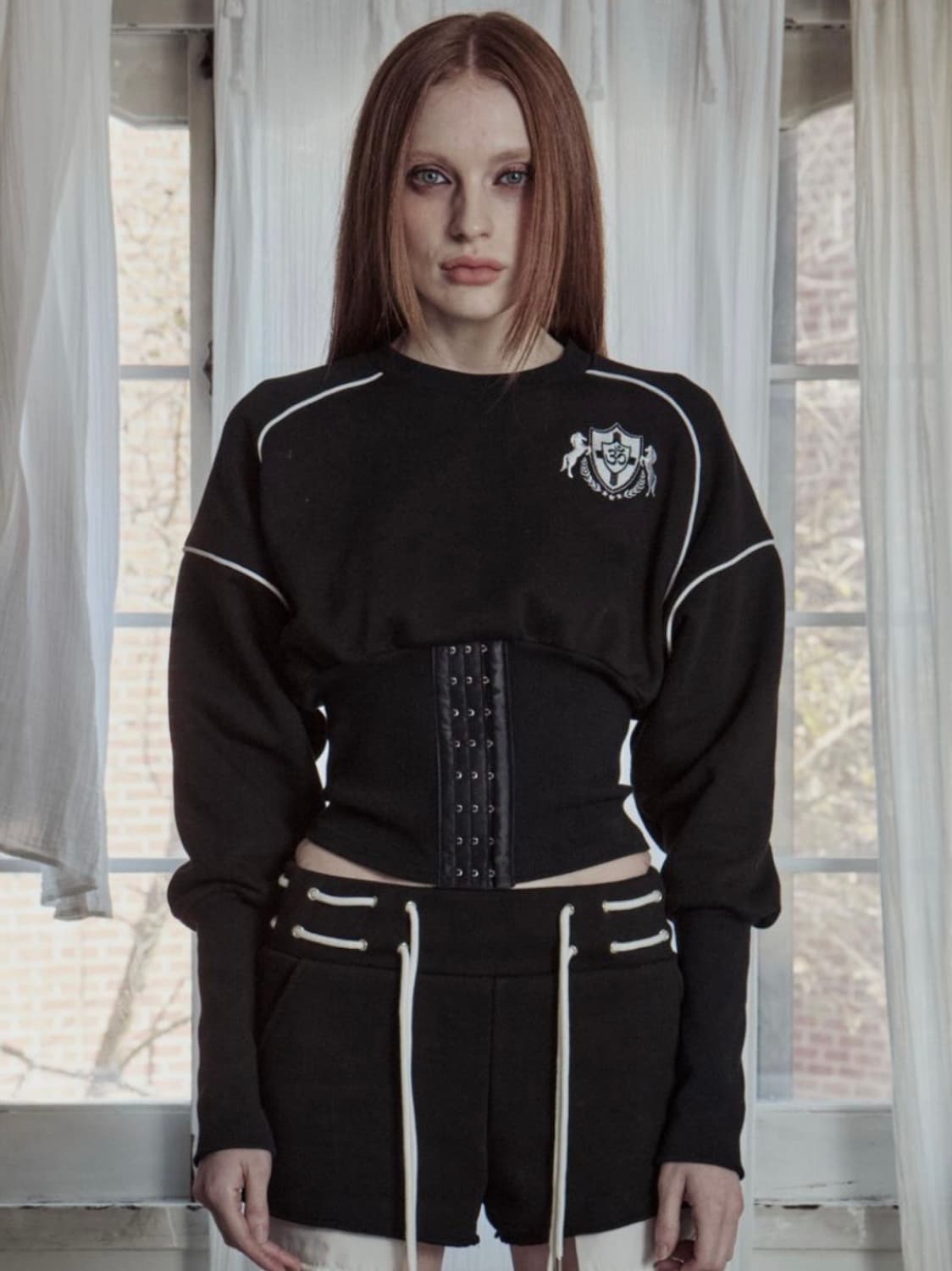 Piarche 피아체 corset crop T 상품이미지1