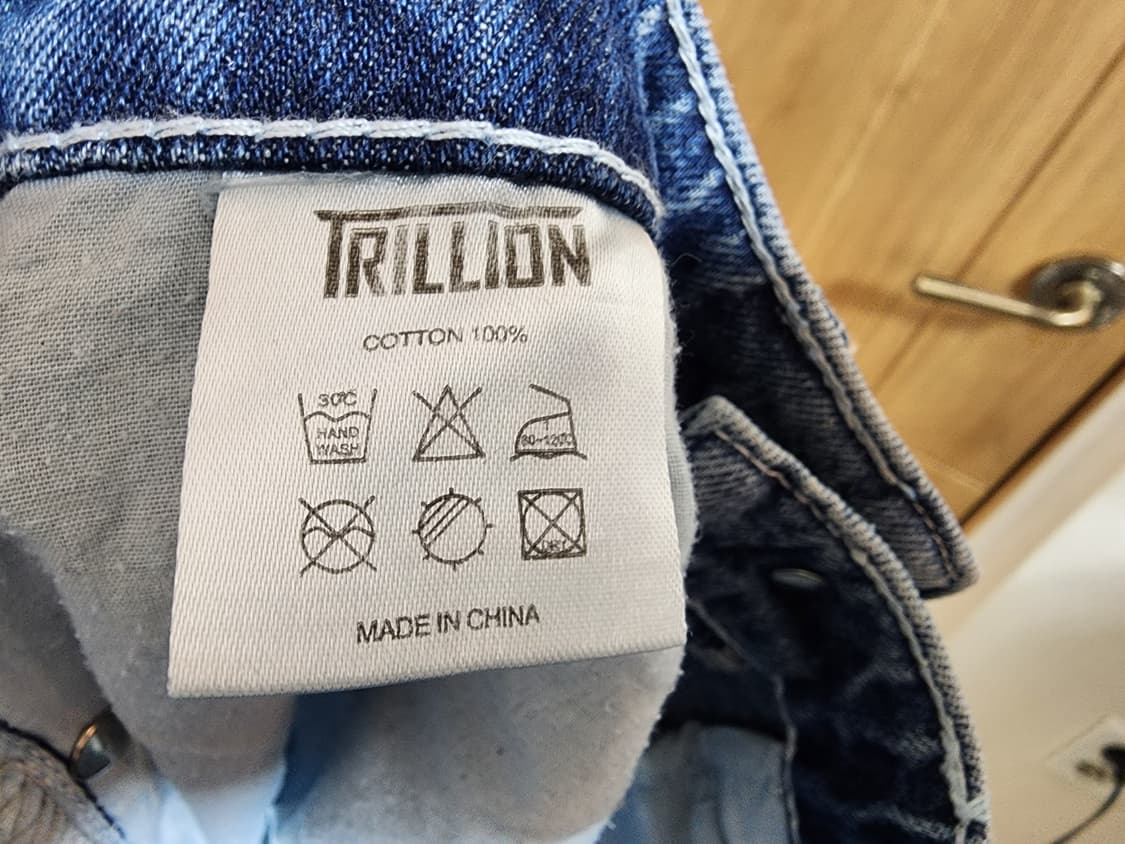 (S)트릴리온 워싱 스트레이트 데님 팬츠 상품이미지4