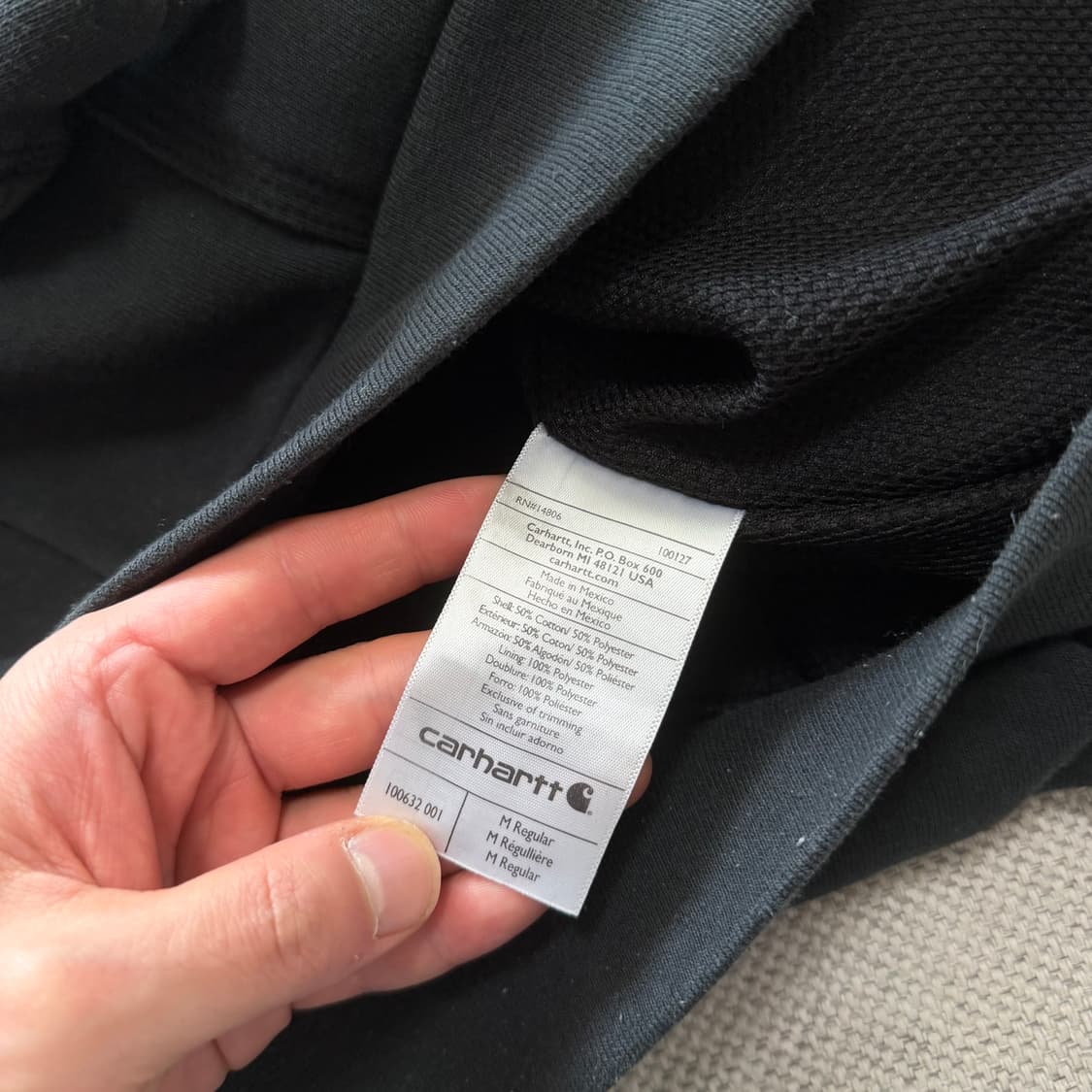 칼하트 써멀 후드집업 상품이미지3