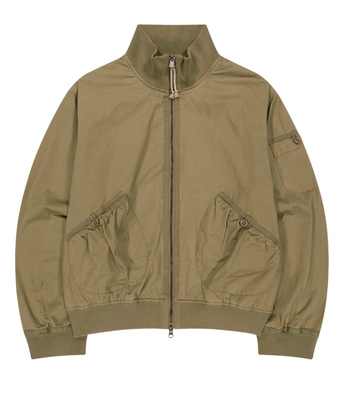 코이세이오 coyseio 더스티 코튼 봄버 자켓 베이지 1사이즈 상품이미지1