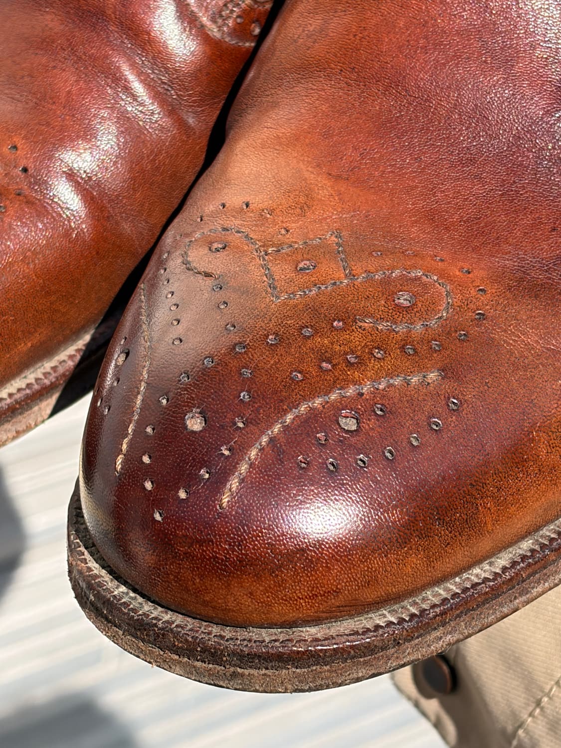 돌체앤가바나 플리츠 윙팁 구두 상품이미지5