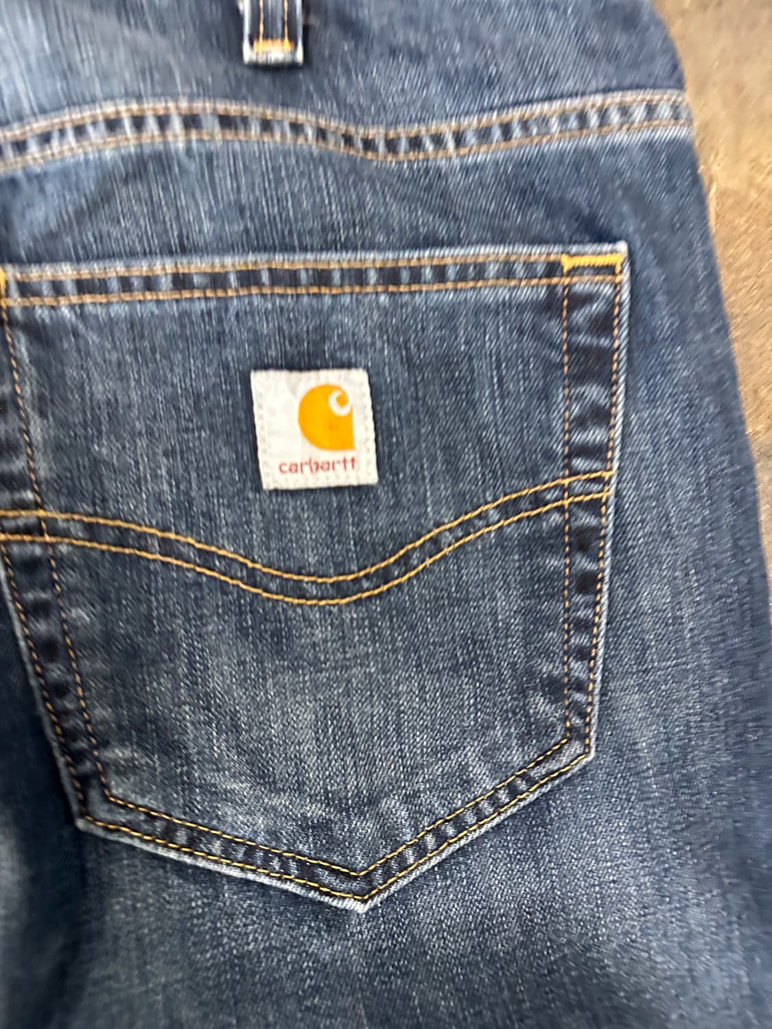 Carhartt 칼하트 루즈 스트레이트핏 데님팬츠 36x34 상품이미지5