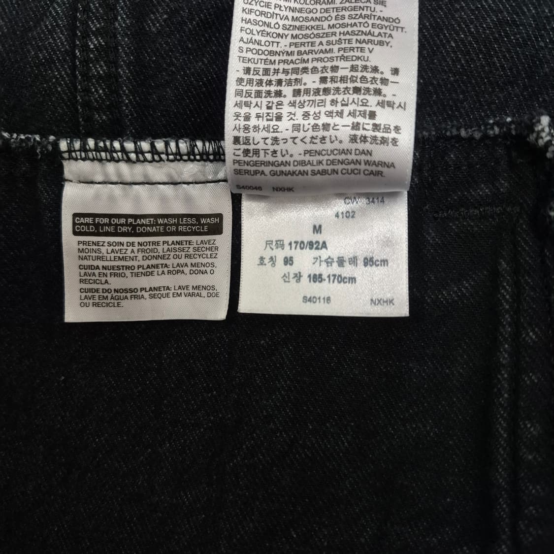 리바이스 흑청 데님 트러커 자켓 상품이미지5