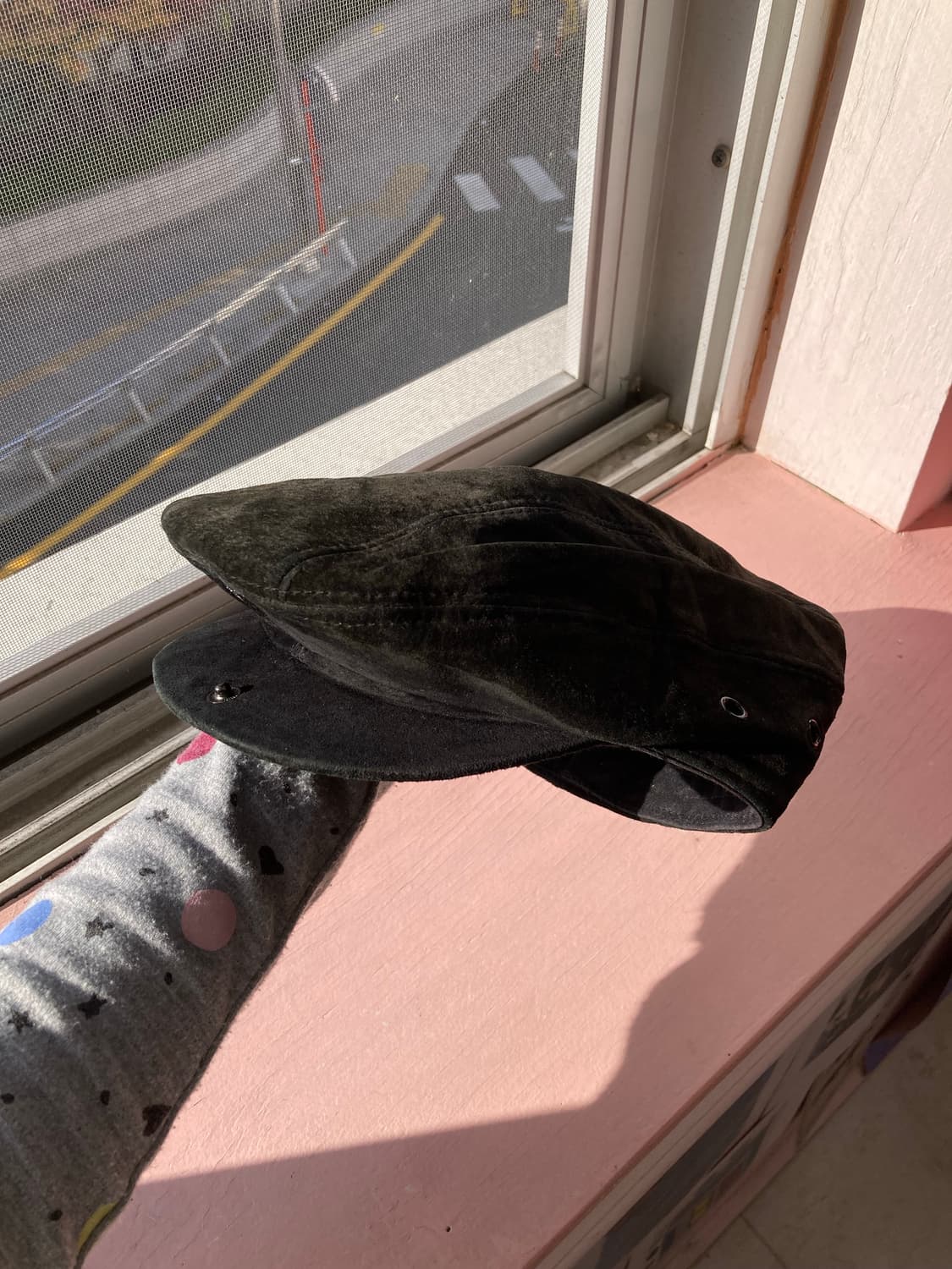 블랙 벨벳 헌팅캡 상품이미지6