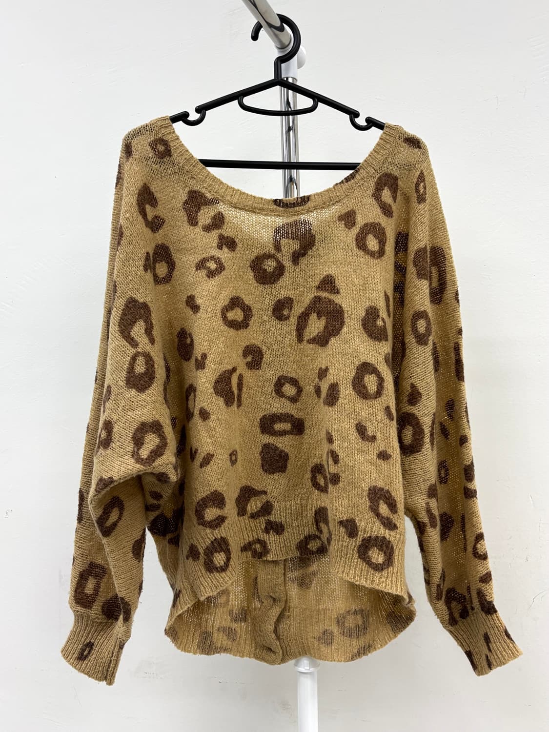 빈티지 레오파드 울 니트 상품이미지3