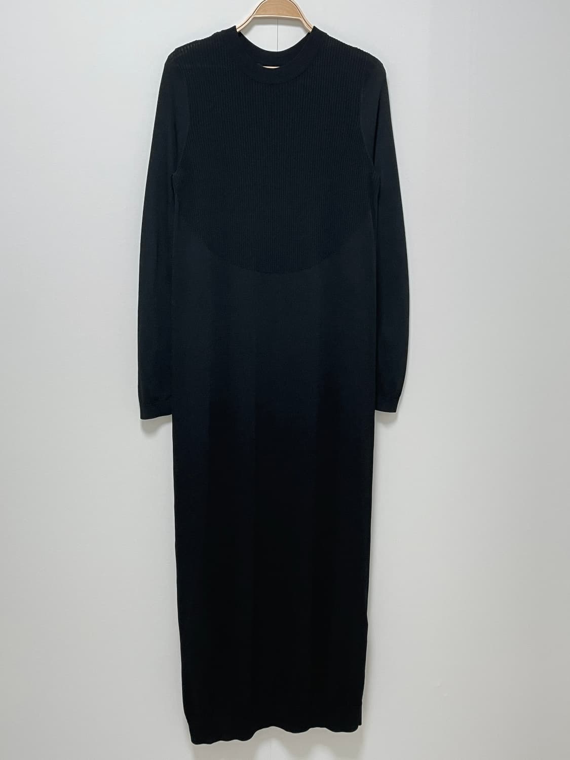 코스(COS) 라운드넥 립 니트 롱 원피스 XS 상품이미지2