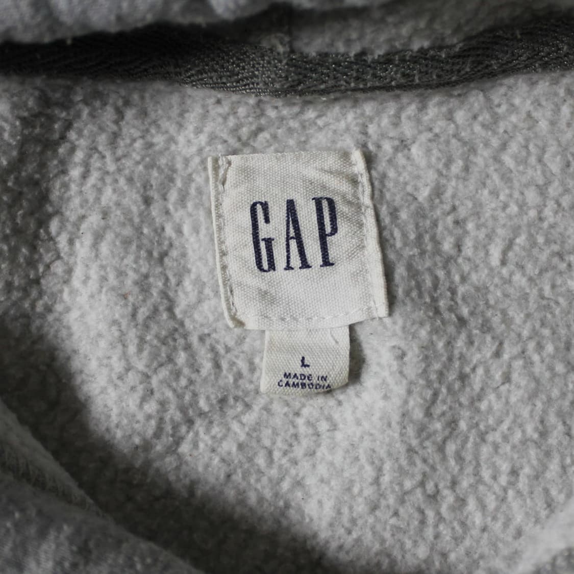 GAP 갭 그레이 기모 후드티 상품이미지4