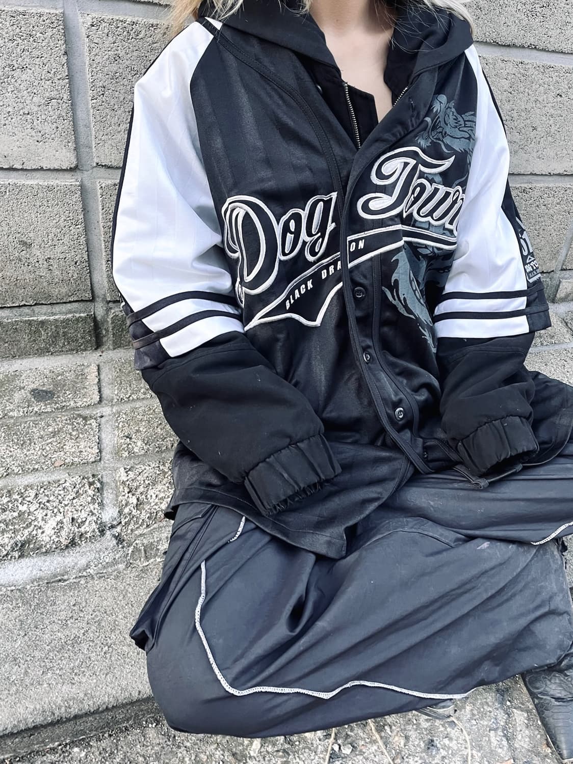 도그타운 올드스쿨 드래곤 베이스볼 셔츠 상품이미지3