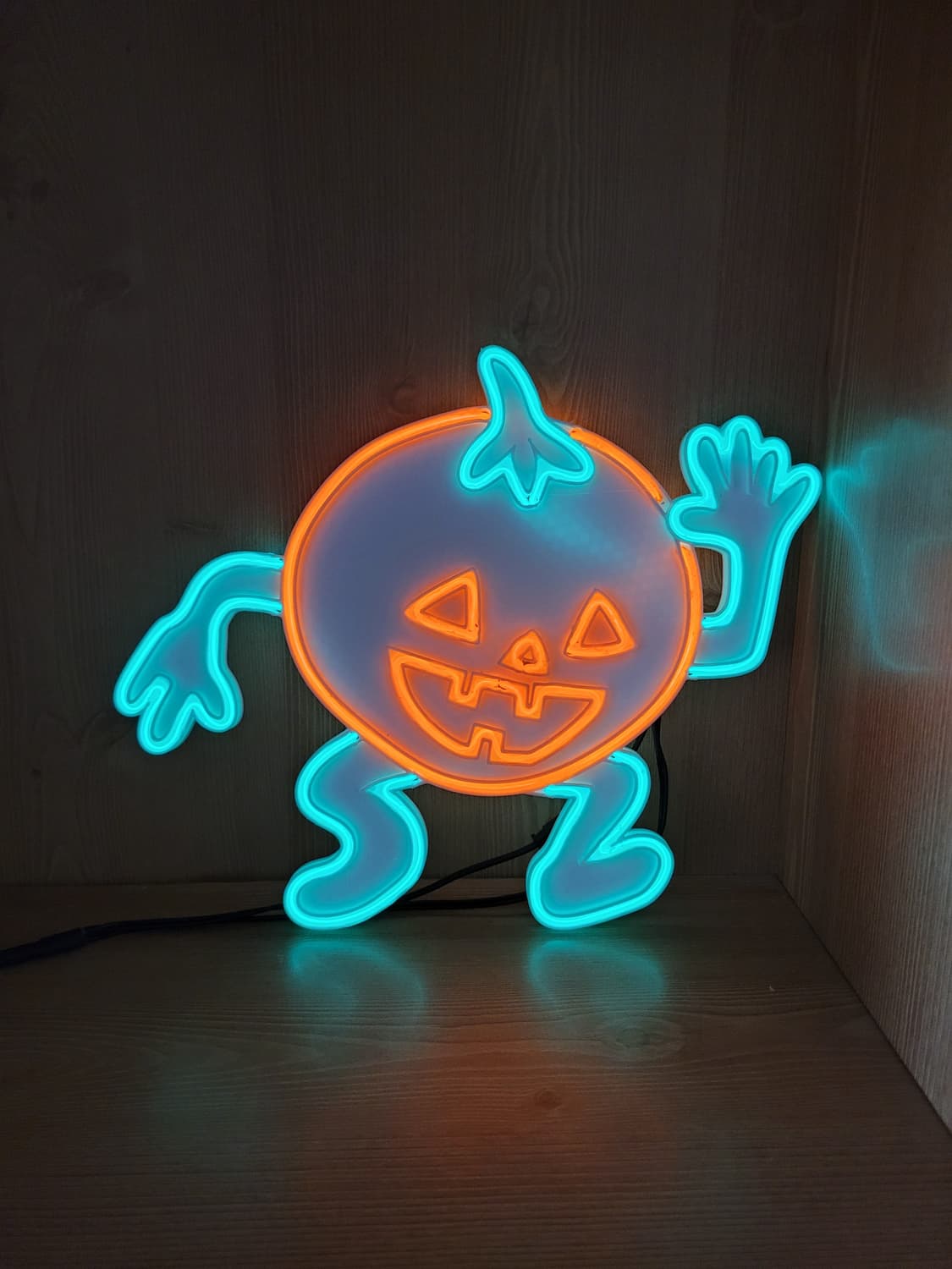 펌킨 호박 할로윈 네온사인 led 램프 조명 무드등 상품이미지5