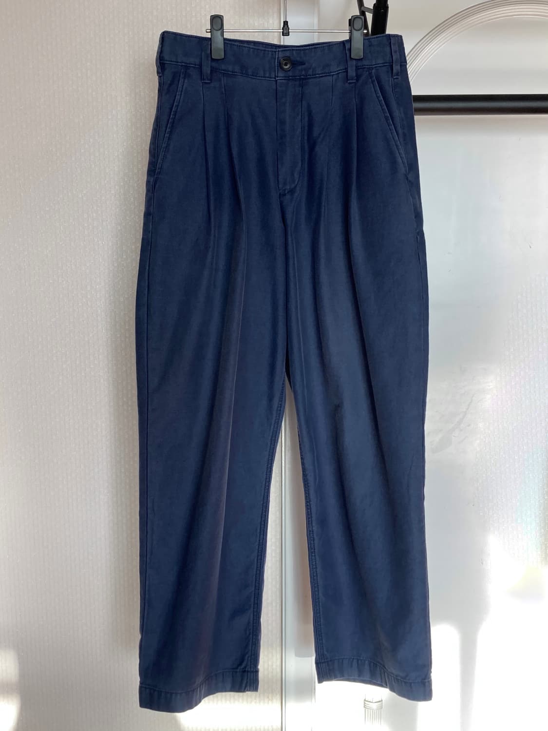 자라 가먼트다잉 와이드 데님 팬츠 상품이미지7