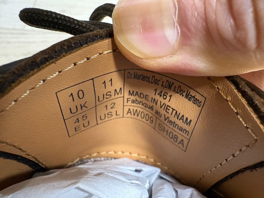 닥터마틴 1461 3홀 크레이지홀스 290 상품이미지7