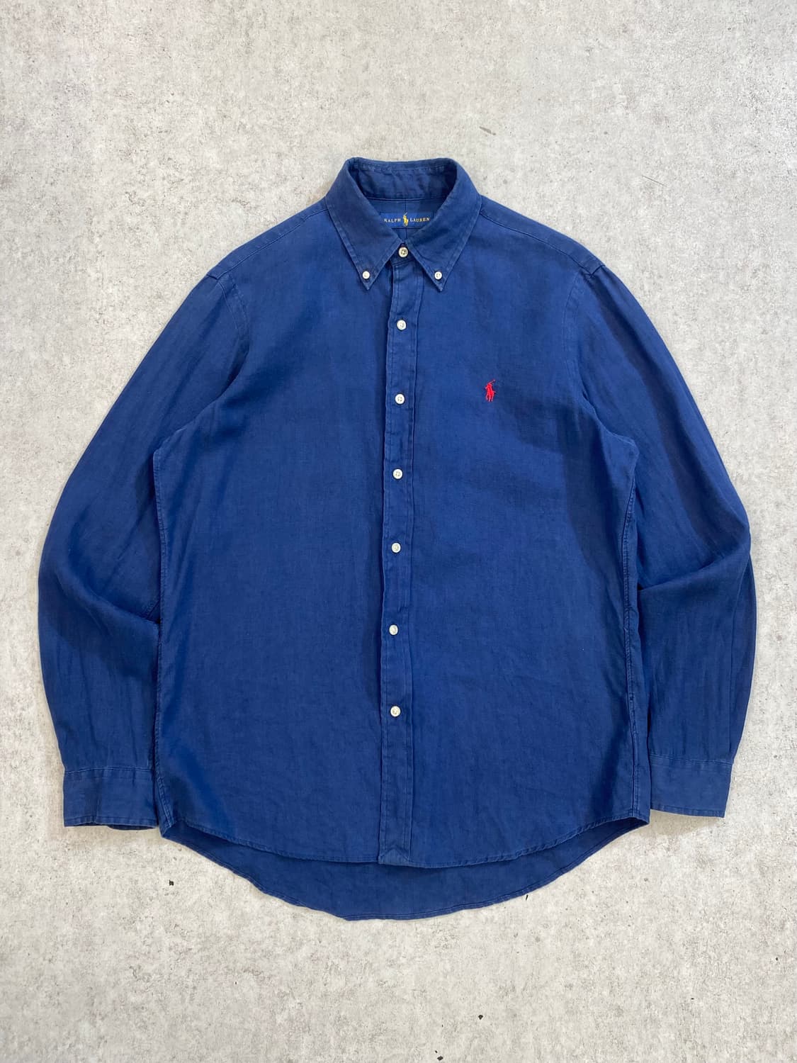 [M] Polo Ralph Lauren 폴로 랄프로렌 네이비 리넨셔츠 상품이미지1