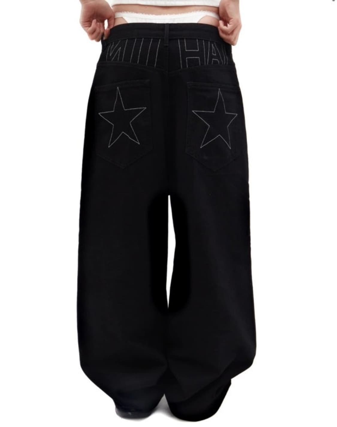 Niihai 배기 데님 진 상품이미지1