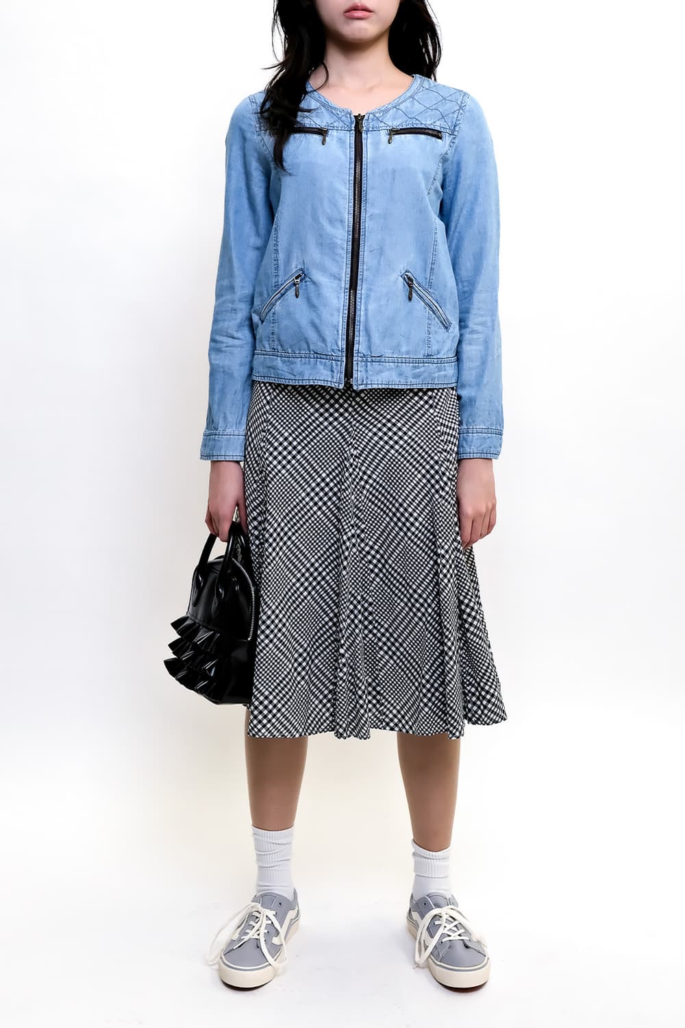 Light Denim Zip-up Jacket 90 상품이미지3