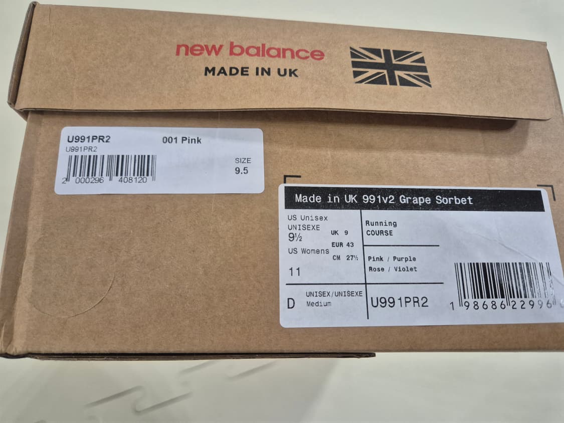뉴발란스 991v2 grape sorbet 그레이프 소르베  상품이미지1