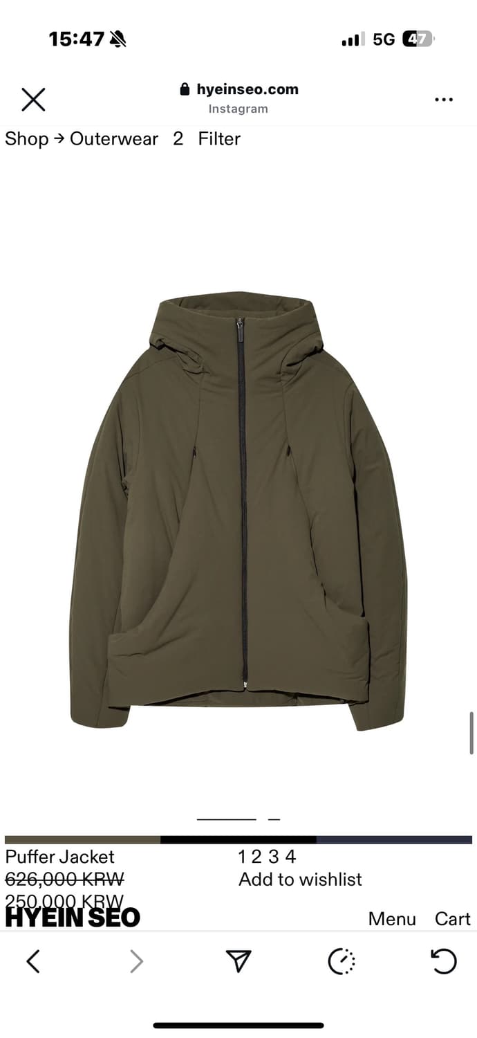 Hyeinseo 혜인서푸퍼자켓 상품이미지1