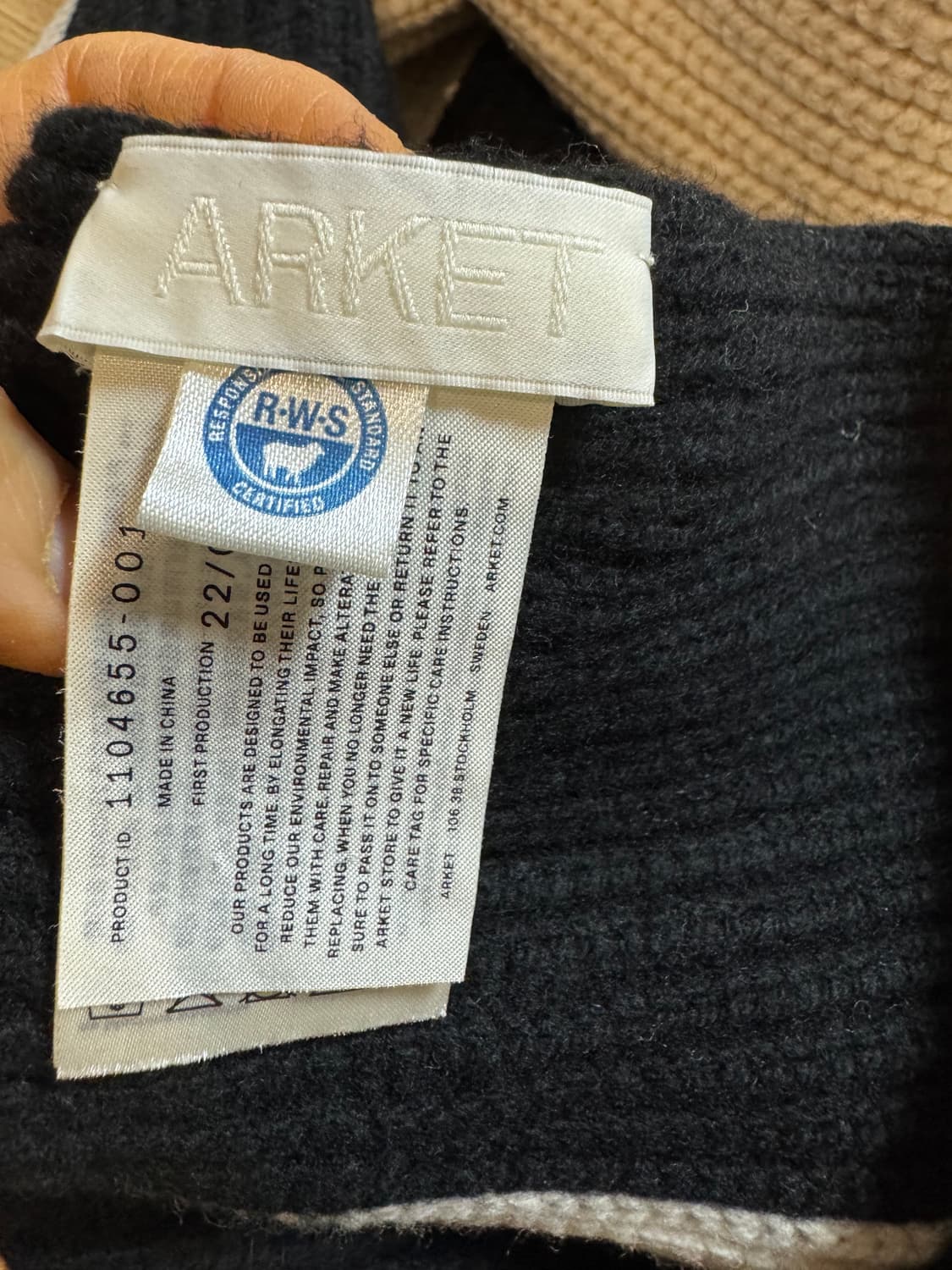 아르켓 울100% 머플러 상품이미지5